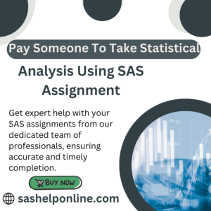 Pay Someone To Take Statistical Analysis Using SAS Assignment